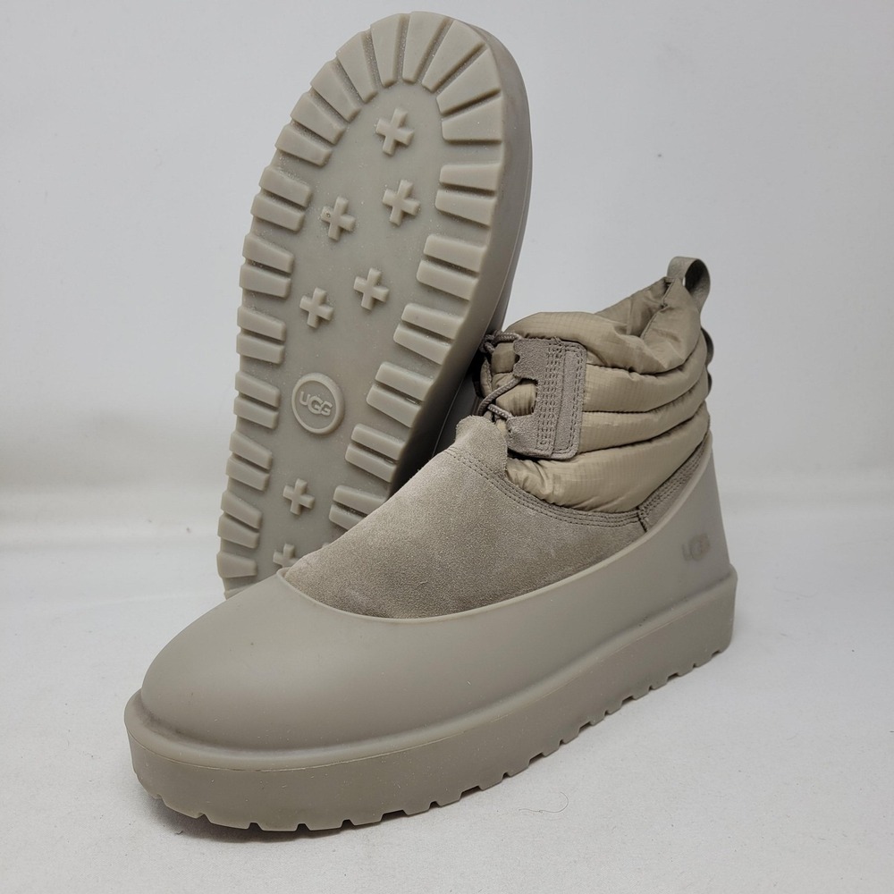 UGG Boots Mens Size 12 Beige Thinsulate Insulated Water Resistant Snow